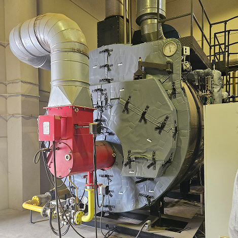 Boiler door cover with removable reusable blanket insulation (jacket insulation) for heat loss reduction and safe access