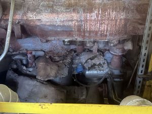 Steam turbine casing and connected piping requiring custom insulation engineering